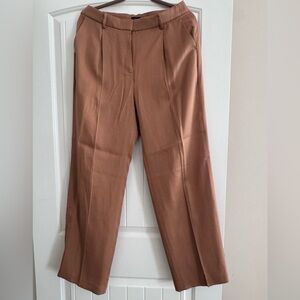 J Crew Tan Twill Trousers - Size 10 (NWT)